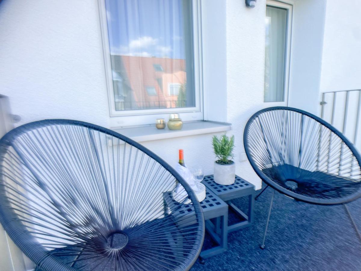 M-Style 02 Apartment Mit Balkon 24H Self-Check-In, Free Parking, Netflix Neurenberg Buitenkant foto